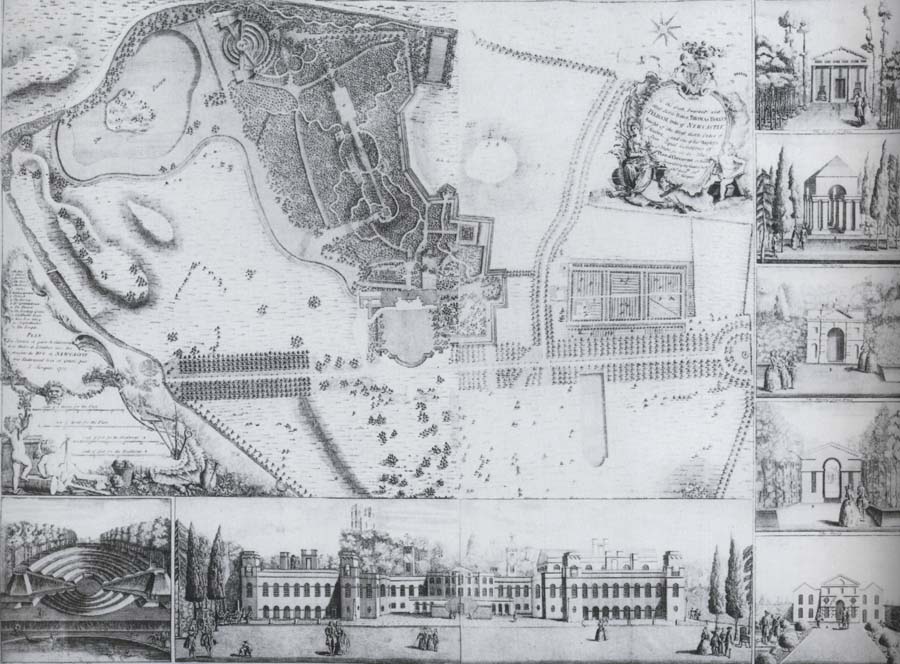 Plan and views of Claremont